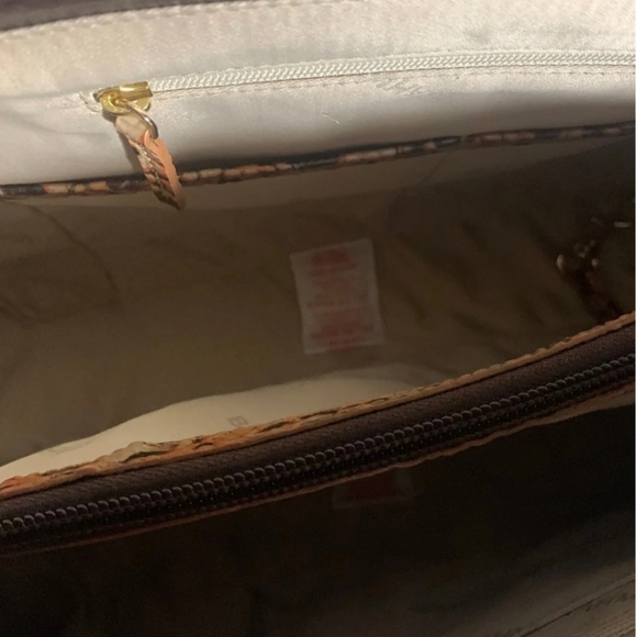 BRAHMIN BERGAMOT COLLECTION SMALL FINLEY SATCHEL BAG - Picture 8 of 10